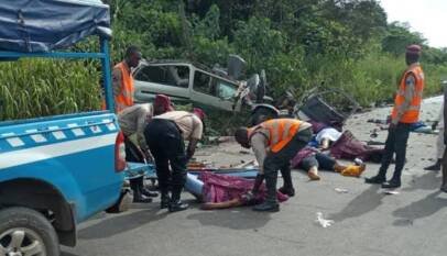 Six killed in crash on Lagos-Ibadan highway in southwest Nigeria 9 Accident
