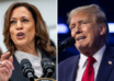 kamala harris donald trump polls map