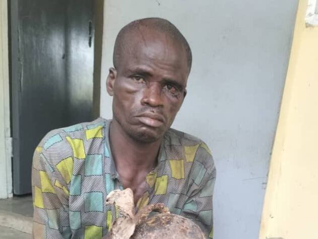 Ex-convict apprehended with human skull in Ogun 1 1 21