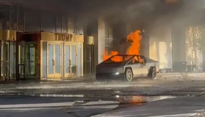 Breaking: Death at Trump Hotel as Cybertruck explodes 14 image
