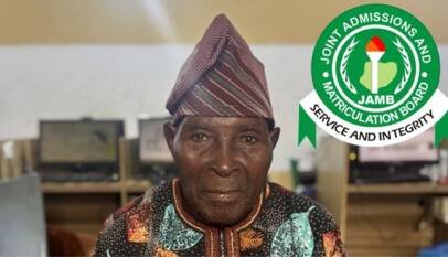 94 year old man registers for 2025 UTME to study political science in UI