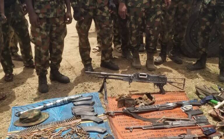 Troops bust terrorist's camp in Katsina, neutralize 21, recover arms, others 1 1002802830 768x1365 1