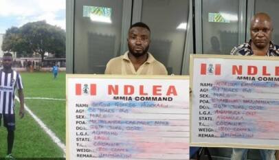 NDLEA arrests ex-international footballer, others in major drug trafficking bust across Nigeria 7 NDELAAA 750x375 1