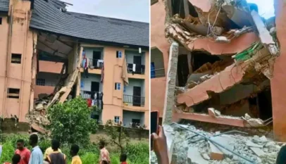Three-storey student lodge collapses in Ebonyi 7 ebonyi building collapse