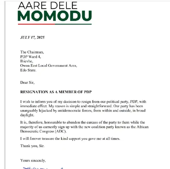 Dele Momodu quits PDP, joins ADC over ‘hijack by antidemocratic forces’ 3 image 257