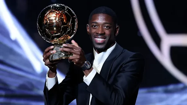 Dembélé crowned 2025 Ballon d’Or winner after historic season with PSG 1 Dembele wins Ballon dOr 2025 604x340 1