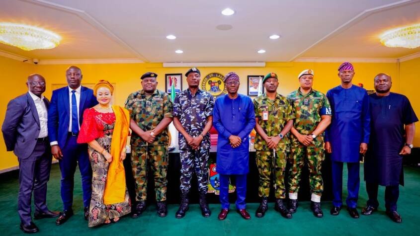 Sanwo-Olu meets security chiefs, assures residents of peaceful yuletide 1 IMG 20251127 WA0009