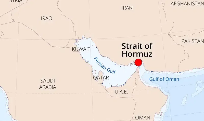 Ship hit in Strait of Hormuz as US-Iran tensions escalate despite peace deal 1 Strait of Hormuz e1774392773374 1